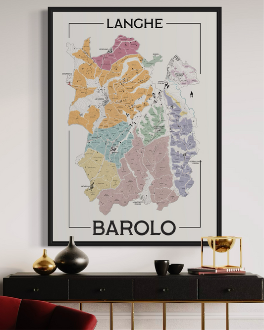 Poster “VinMap” Barolo (General)