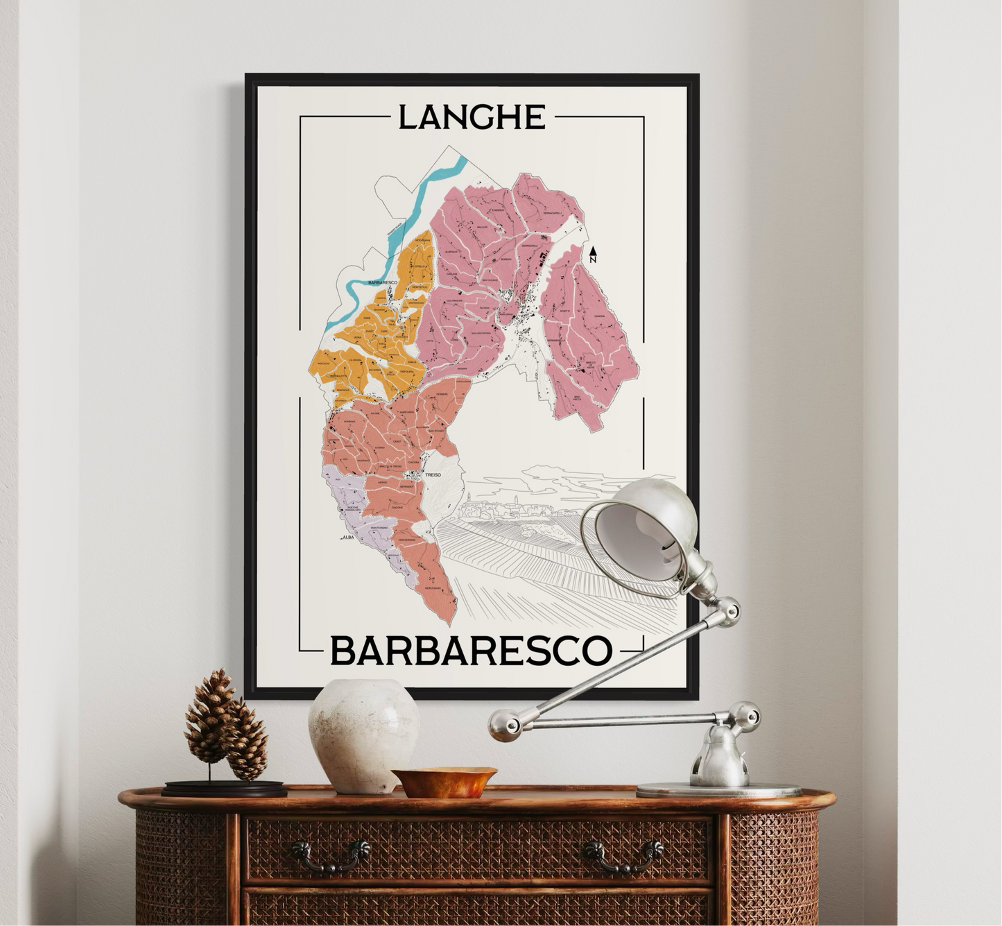 Poster “VinMap” Barbaresco