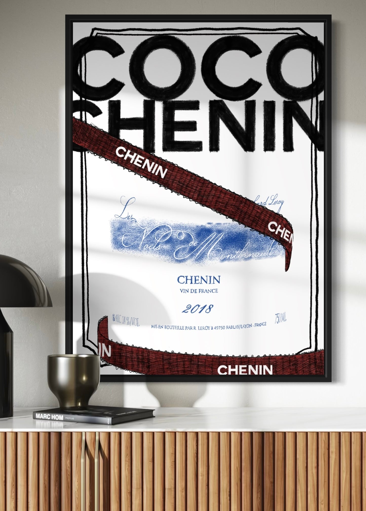 Poster “Ironique” Coco Chenin